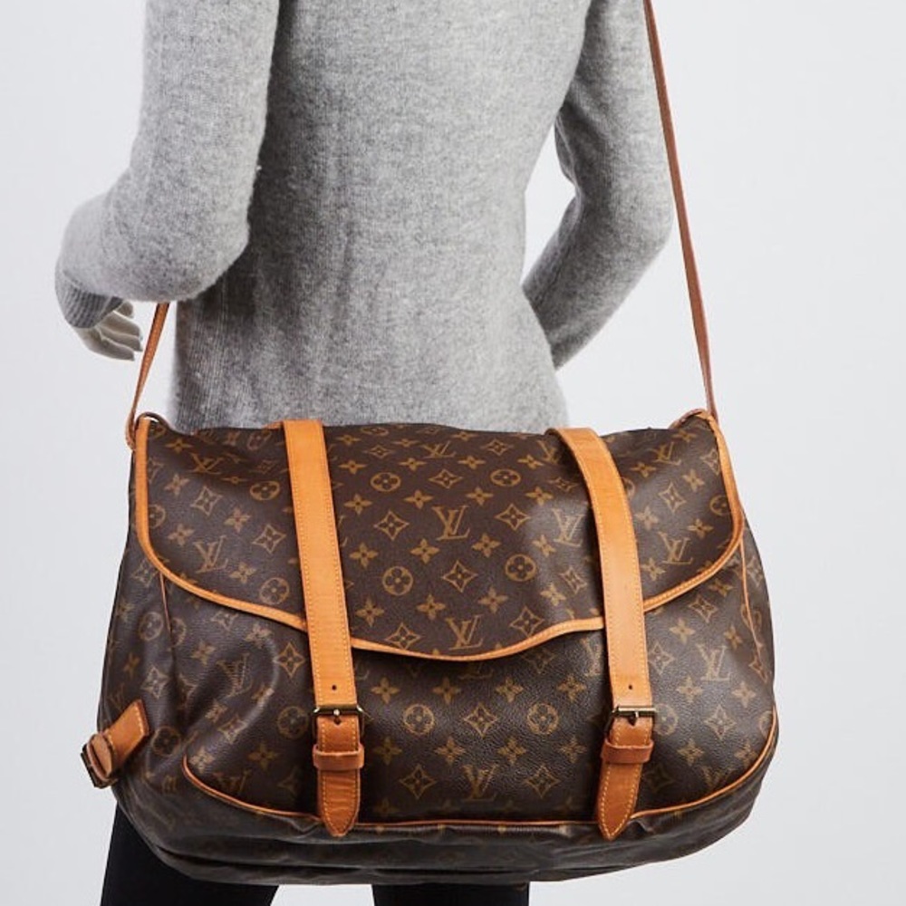 💯LARGE DISCONTINUED CROSSBODY LOUIS VUITTON